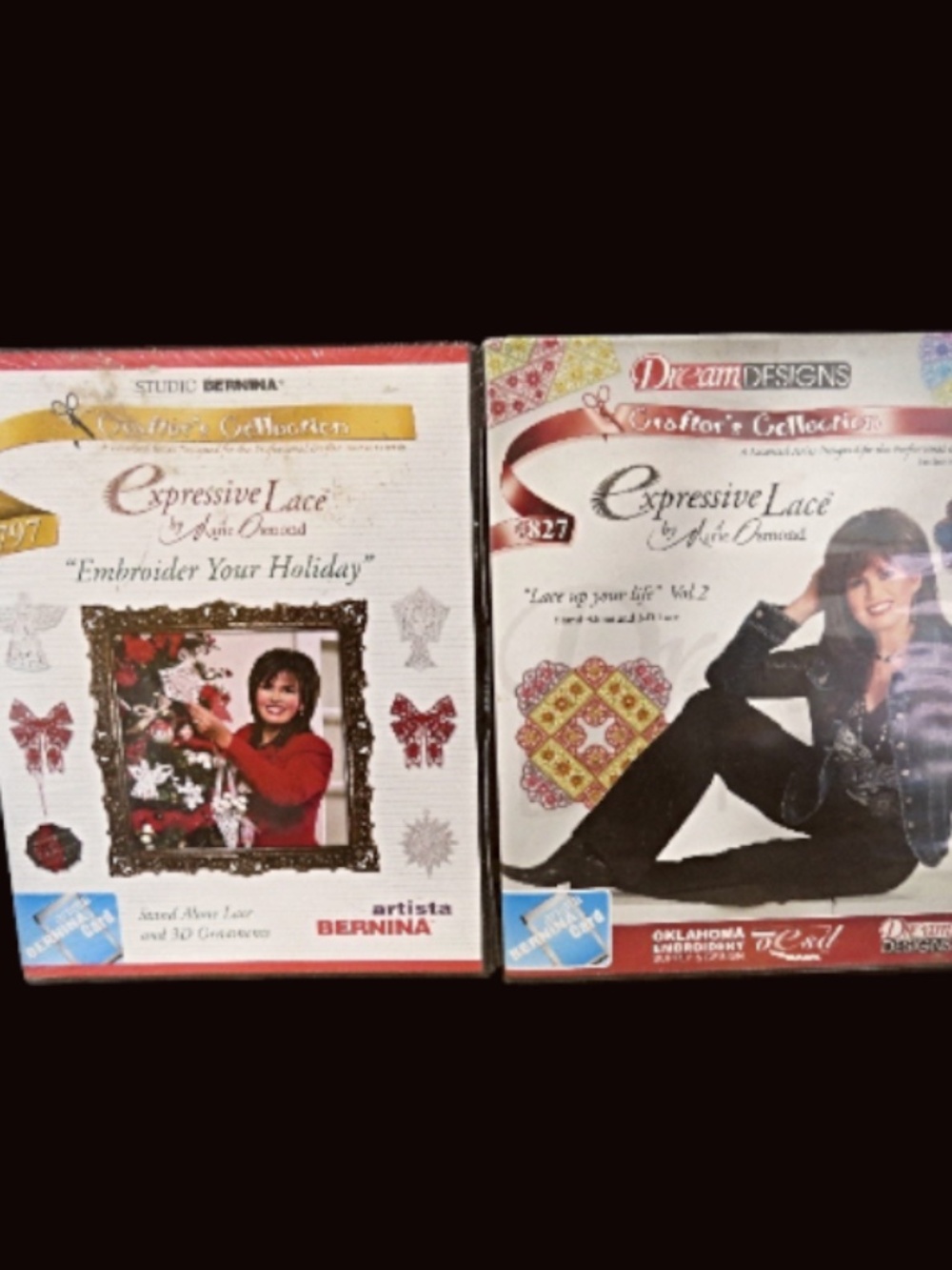 2 Bernina Artista Embroidery Cards for Bernina Embroidery Machine